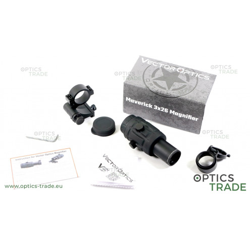 Vector Optics Maverick 3x26 Magnifier - Optics-Trade