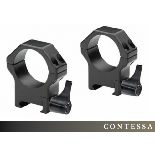 Set of 2 36mm Contessa Picatinny Rings Steel 