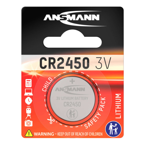 Ansmann Lithium Coin Cell CR2450
