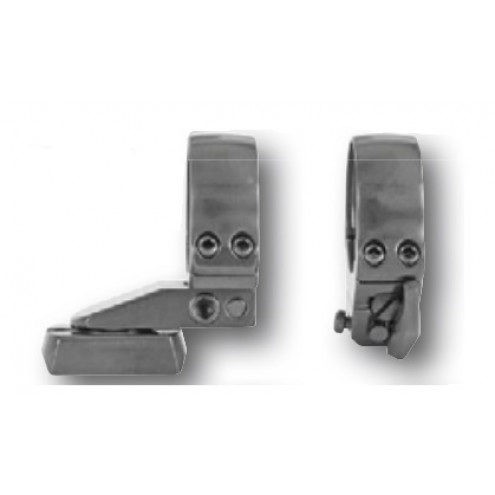 EAW pivot mount - lever lock, S&B Convex rail, Ruger M77