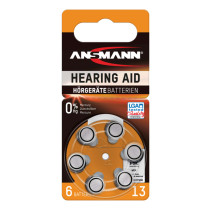 Ansmann Hearing Aid Batteries, 13