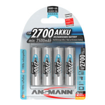 Ansmann NiMH Rechargeable Battery AA, 2700 mAh