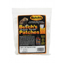 Butch's Triple Twill Patches 1 18″ SQ, .22-270 Cal.