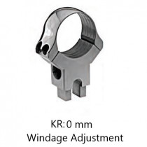 Recknagel Rear Ring with Windage Adjustment for Suhl-Claw Mount, 36 mm