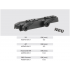 Recknagel Aluminum Tip-Off Mount with QR Levers for Merkel KR1 / B3 / B4, S&B Convex Rail