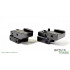 Rusan Roll-off mount with extension, 16.5 mm rail, LM rail