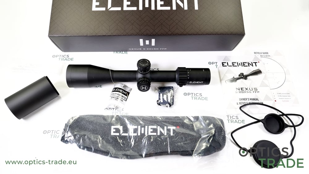 Element Optics Nexus 5-20x50mm 30mm Tube First Focal Plane Rifle Scope  ELE50004 ON SALE!