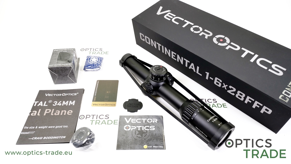 Vector Optics Continental 1-6x28 FFP - Optics-Trade