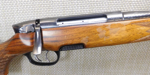 The receiver of Steyr Mannlicher S, chambered for .375 H&H 