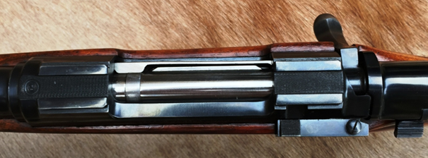 The receiver of a newer generation of Brno 722 rifle with a 19 mm dovetail 