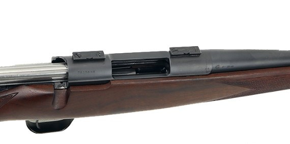The receiver of Browning Eurobolt SA, chambered for .243 Win. 