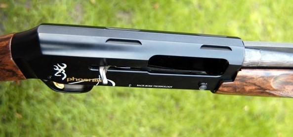 The receiver of Browning Phoenix, chambered for 12ga 