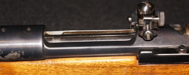 The receiver of Marlin 455, chambered for .30-05 Spr.