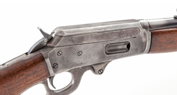 : The receiver of Marlin Model 36, chambered for .30-30 Win. 