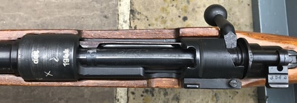Mauser K98k chambered for 7.92x57mm Mauser 