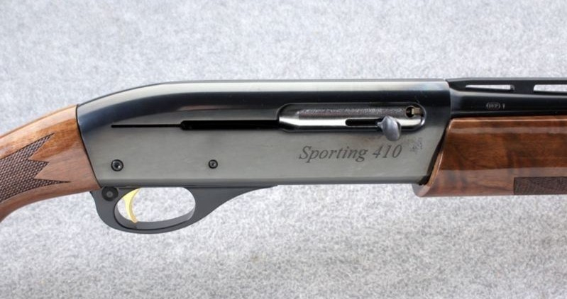 The receiver of Remington 1100, chambered for .410 bore 