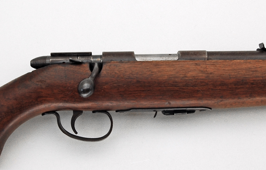 The receiver of Remington 511, chambered for .22 LR