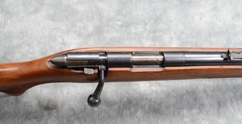 The receiver of Remington 513, chambered for .22 LR 