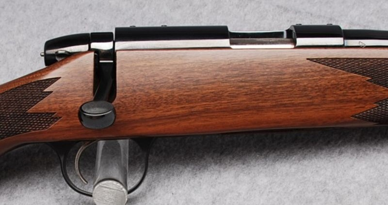 The receiver of Remington 547, chambered for .17 HMR 