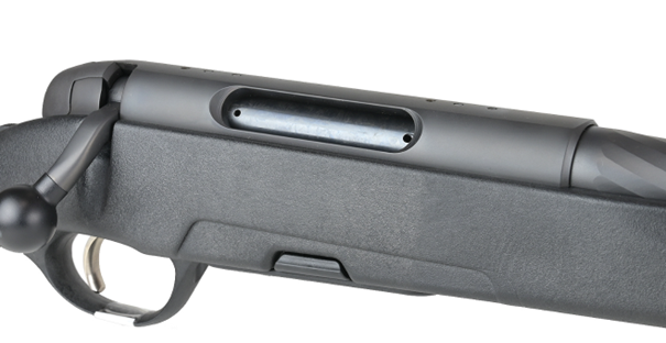 The receiver of Steyr Pro Hunter L, chambered for .308 Win.