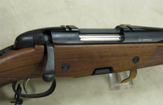 The receiver of Steyr Ultra Light, chambered for .243 Win.